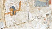 gemalte Schutzgöttin im Grab eines Pharao