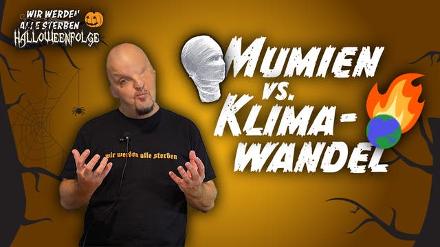 Titelbild der Halloween-Folge Mumien vs Klimawandel