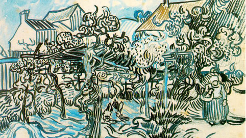 Stilistisch verknüpft: Gemälde von Van Gogh und Miro 