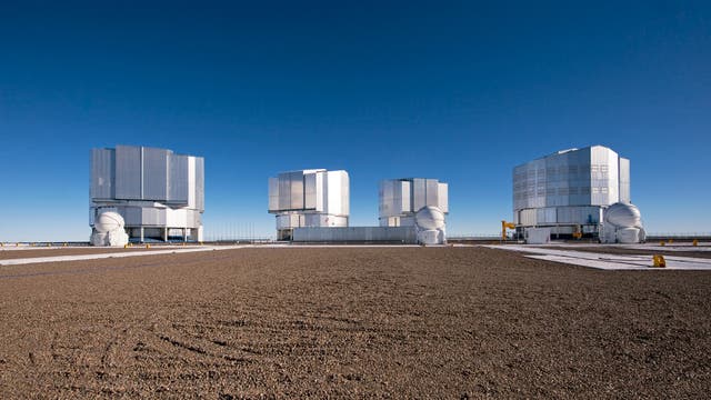 Die vier Teleskope des VLT