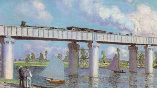 „Die Eisenbahnbrücke von Argenteuil“...