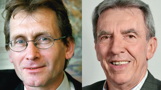 B. Feringa und J.-P. Sauvage, zwei der drei Chemie-Nobelpreisträger 2016