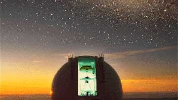 Das William-Herschel-Teleskop auf La Palma