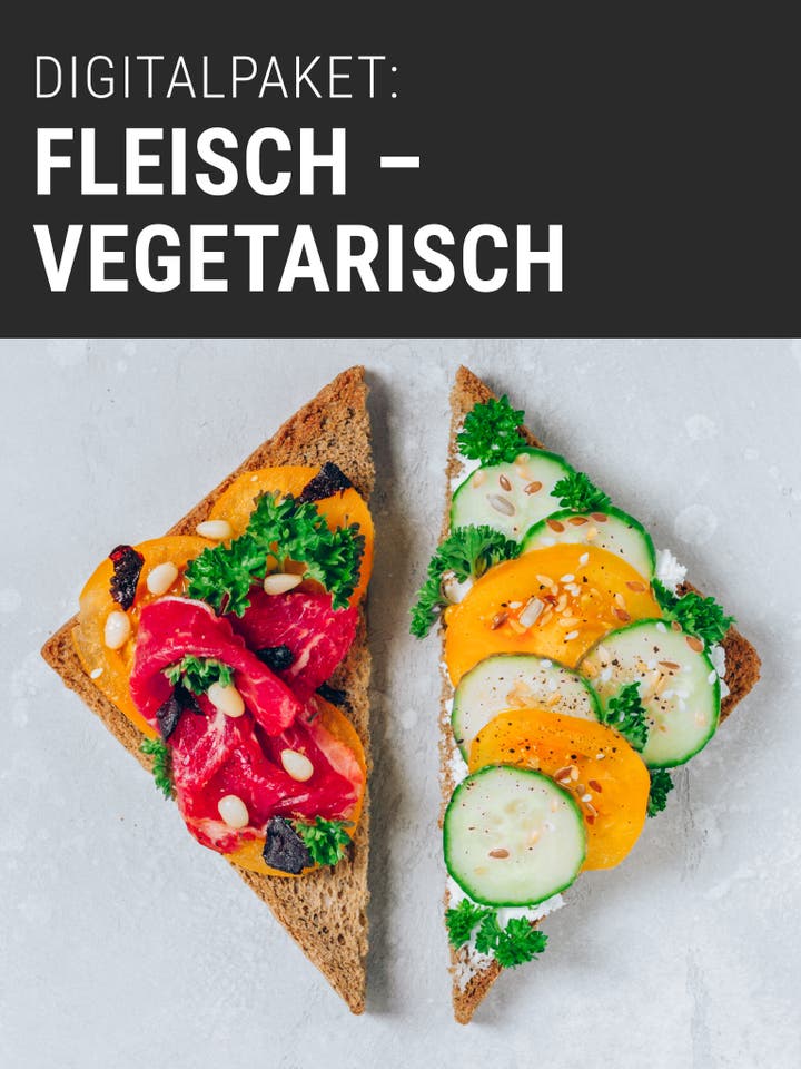 Digitalpaket: Fleisch - Vegetarisch Teaserbild