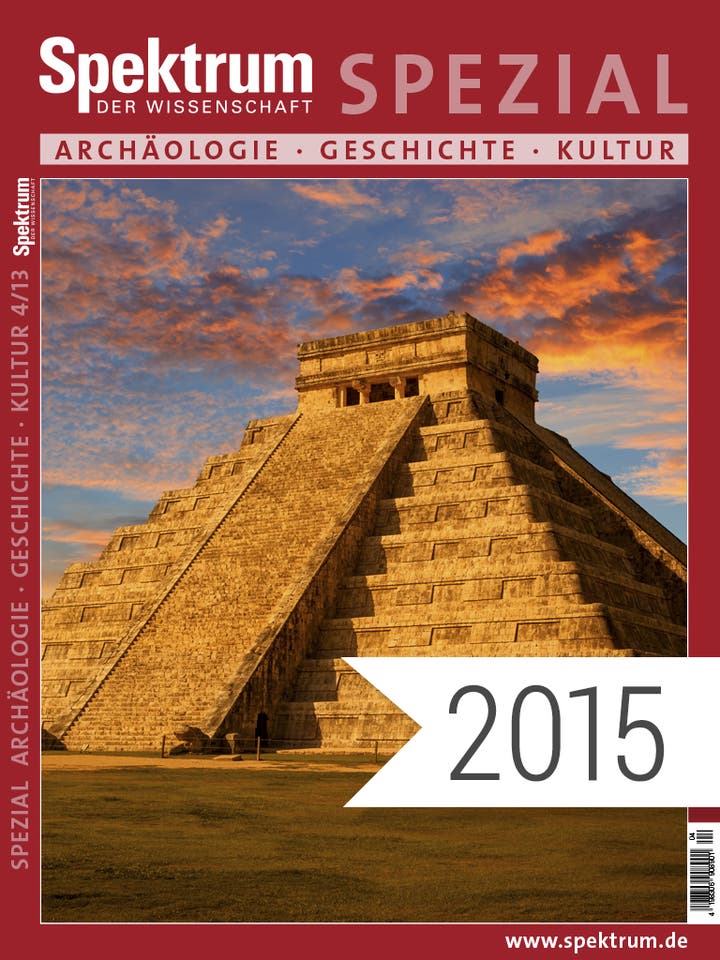 Spektrum der Wissenschaft Digitalpaket: Spezialreihe Archäologie-Geschichte-Kultur Jahrgang 2015