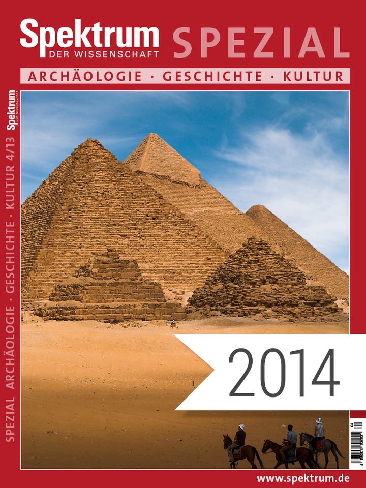 Spektrum der Wissenschaft Digitalpaket: Spezialreihe Archäologie-Geschichte-Kultur Jahrgang 2014