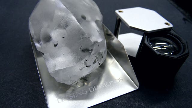 Riesendiamant aus Lesotho