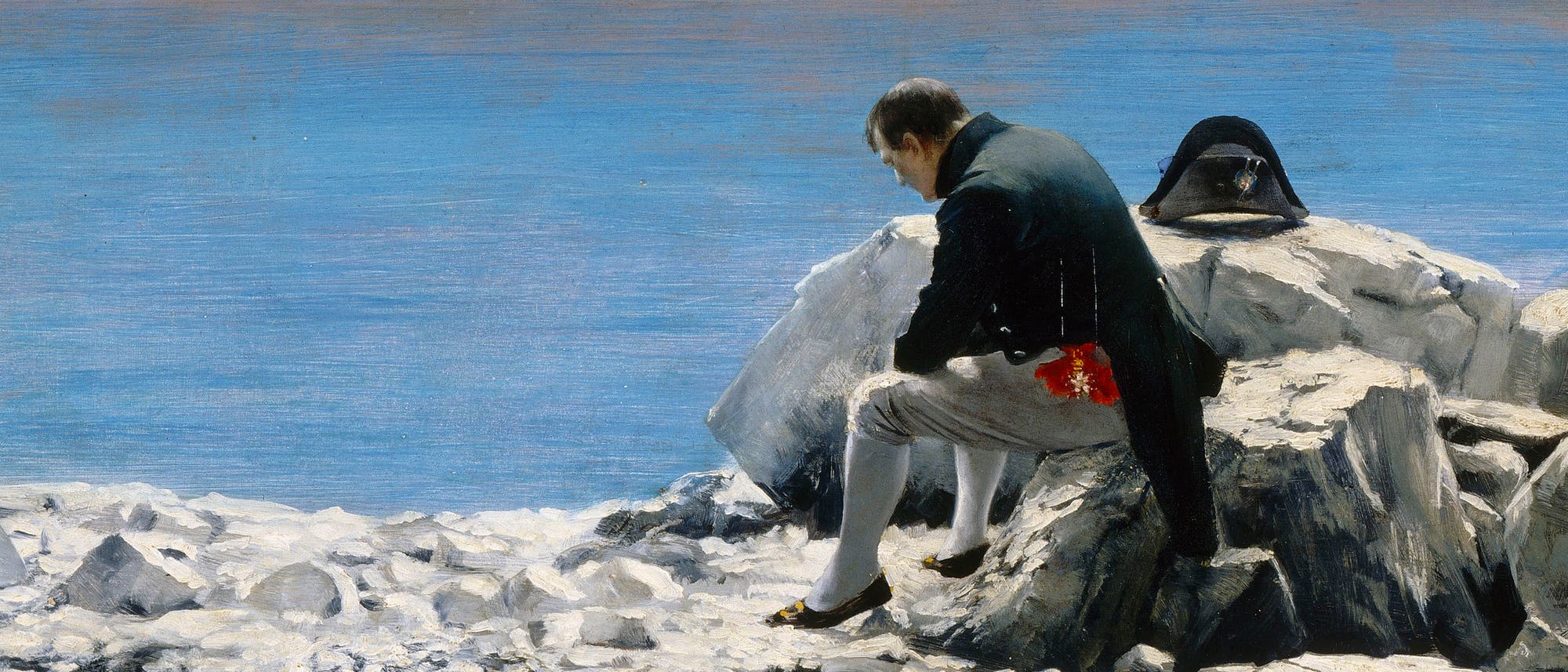 Napoleon auf St. Helena. Gemälde von Oskar Rex (1857–1929). Napoleon auf St. Helena. Gemälde von Oskar Rex (1857–1929).