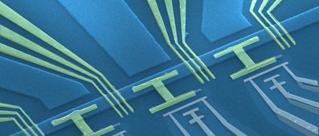 Vorrichtung zum Erfassen einzelner Elektronen Vorrichtung zum Erfassen einzelner Elektronen