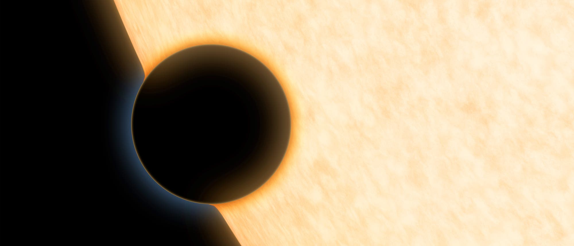 Künstlerische Darstellung von Exoplanet HAT-P-11-b Künstlerische Darstellung von Exoplanet HAT-P-11-b