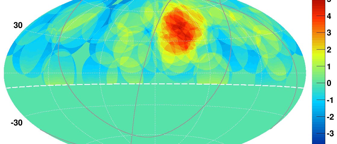 Kosmische Strahlung am Nordhimmel Kosmische Strahlung am Nordhimmel