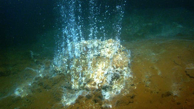 Hydrothermalquelle in der Tiefsee