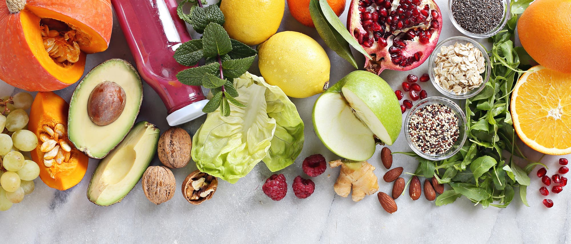 Gesundes Gemüse und Obst Gesundes Gemüse und Obst