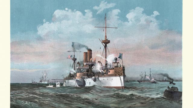 Die USS Maine in Havanna