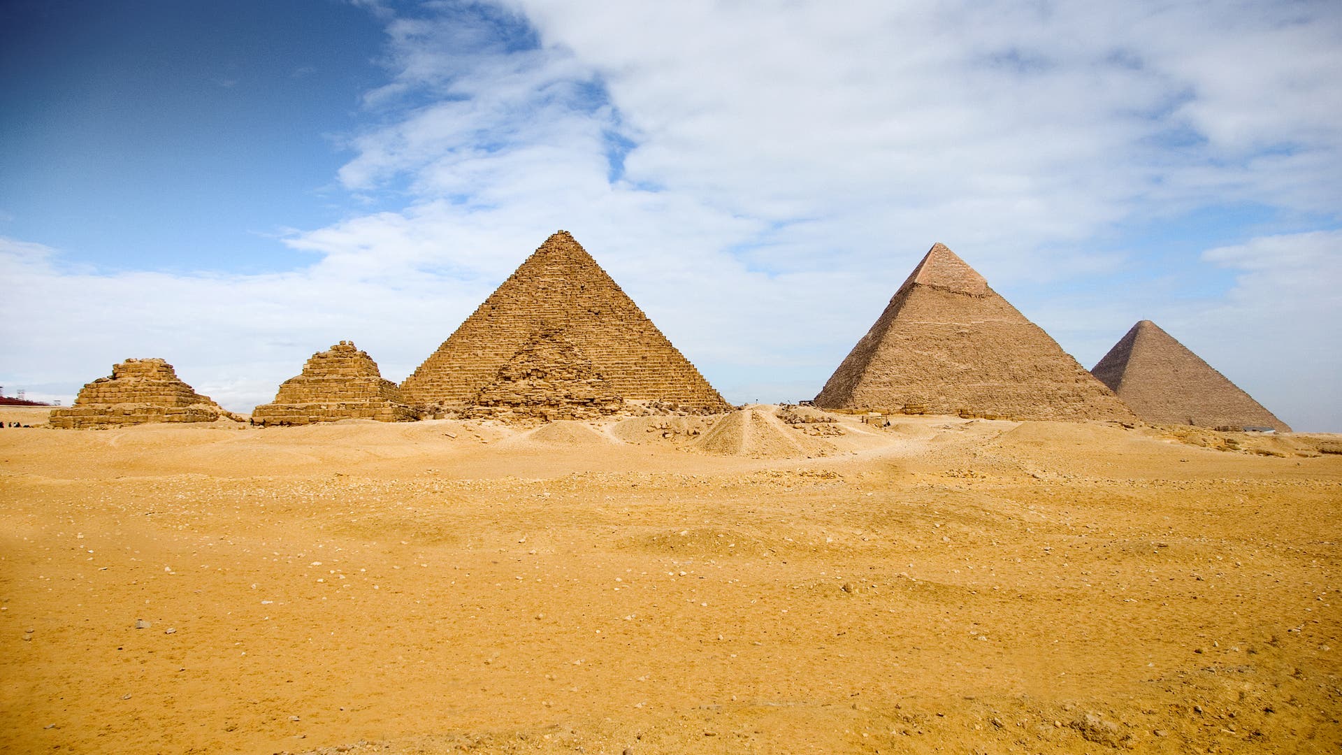 Die Pyramiden auf dem Gise-Plateau