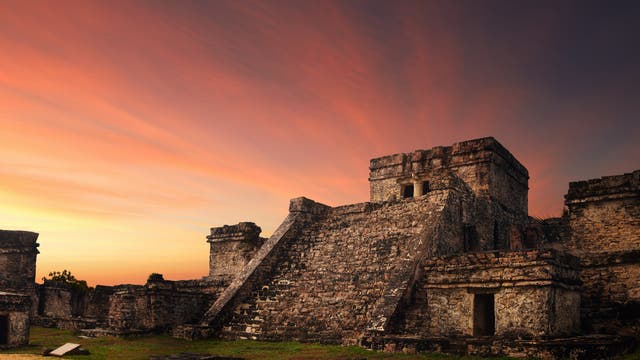 Castillo Festung in der Maya-Stadt Tulum