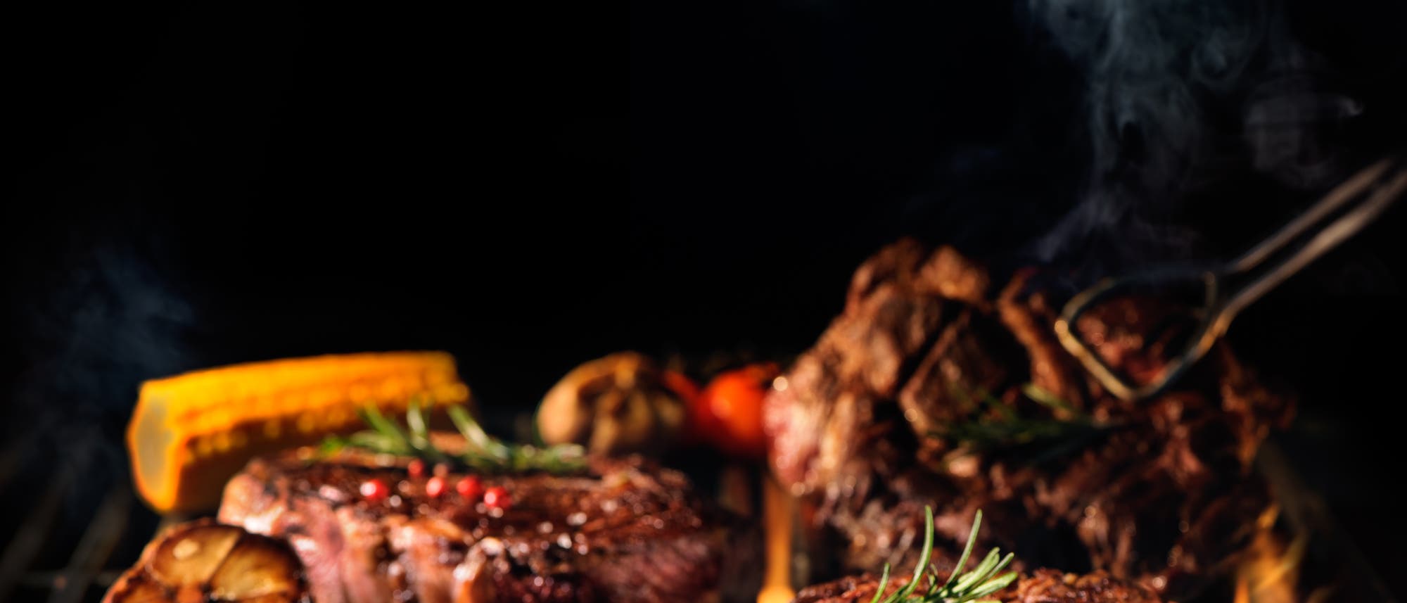 Fleisch auf dem Grill Fleisch auf dem Grill