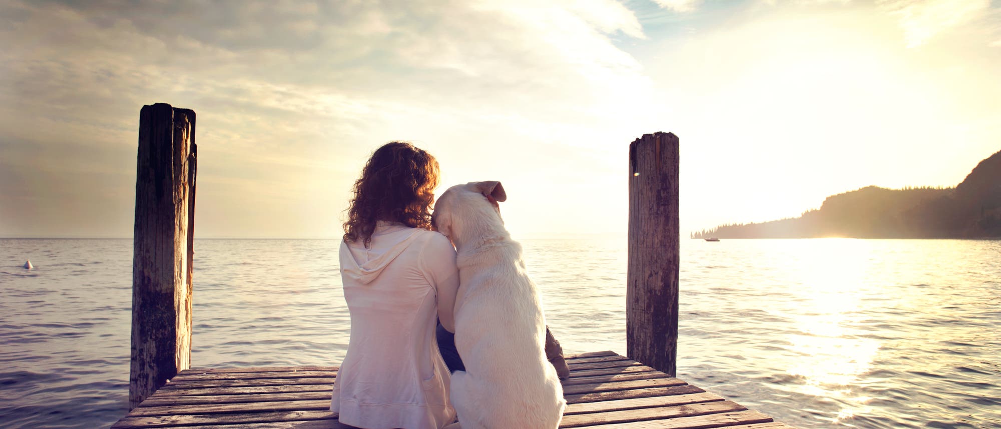 Frau mit Hund Frau mit Hund