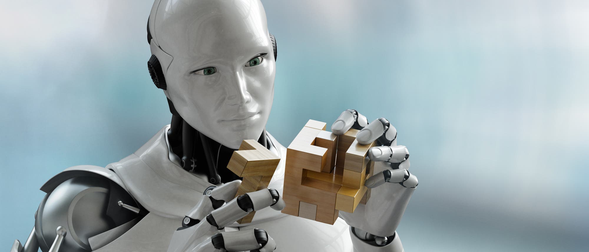 Roboter mit Geduldsspiel Roboter mit Geduldsspiel