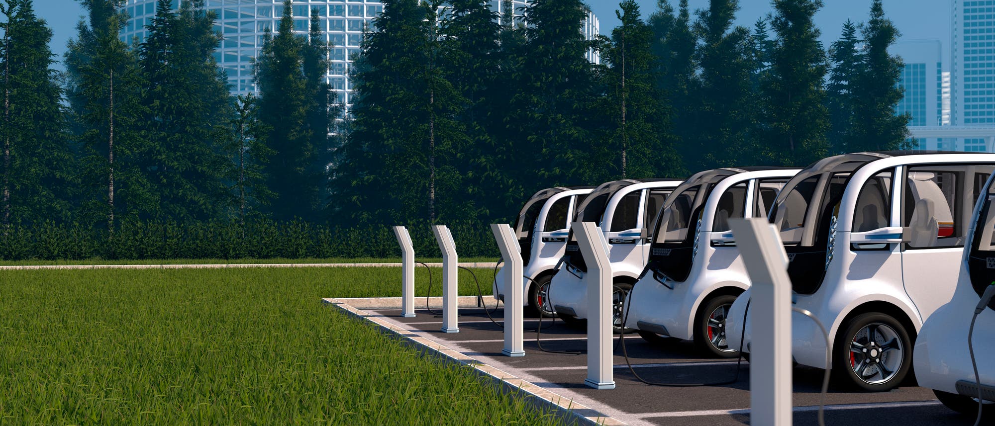 Ladende Elektroautos Ladende Elektroautos