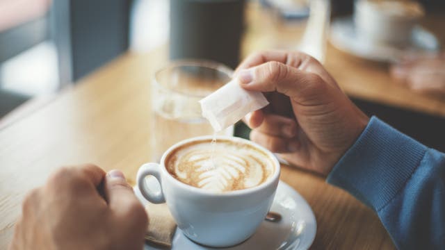 Cappuccino mit Zucker
