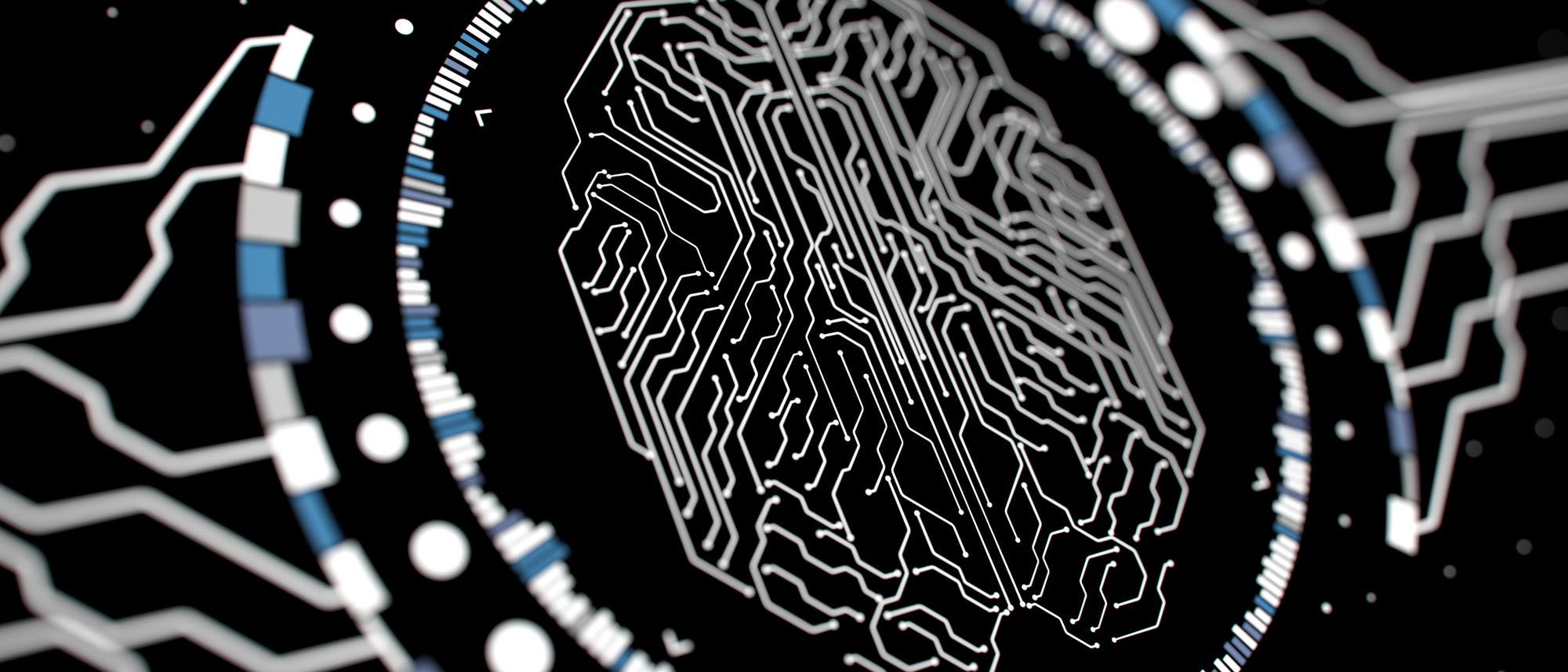 Ein Computerchip, der einem Gehirn nachempfunden ist. Ein Computerchip, der einem Gehirn nachempfunden ist.