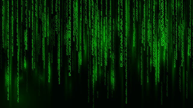 Matrix  - Fallende Buchstaben