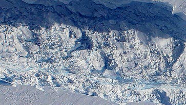 Riss im Pine-Island-Gletscher