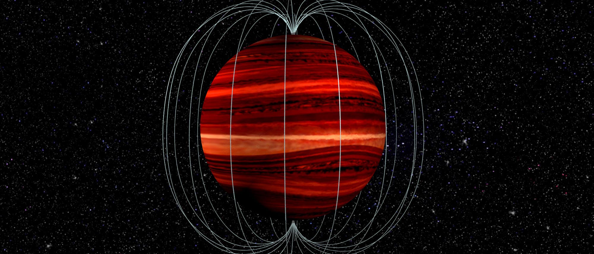 Ein Brauner Zwerg und sein Magnetfeld Ein Brauner Zwerg und sein Magnetfeld