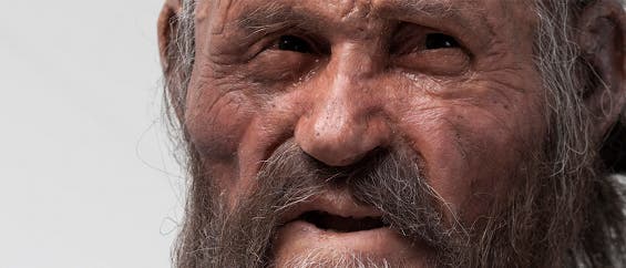 Rekonstruktion von Ötzi Rekonstruktion von Ötzi