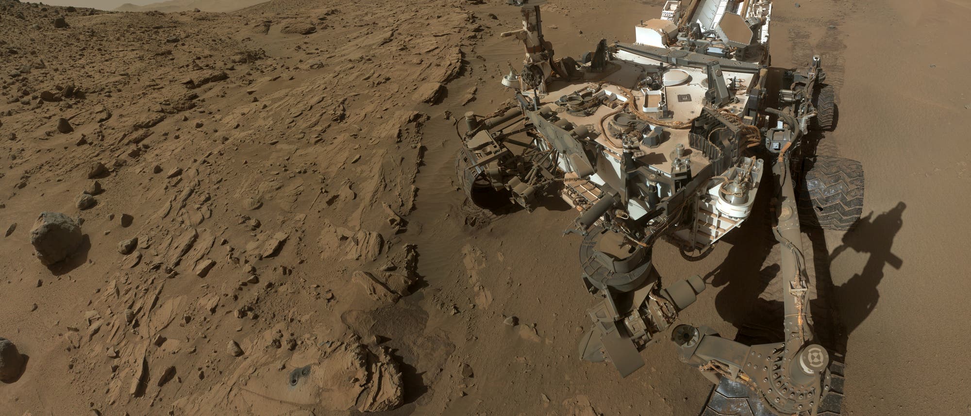 Selbstporträt von Curiosity im Mai 2014 Selbstporträt von Curiosity im Mai 2014