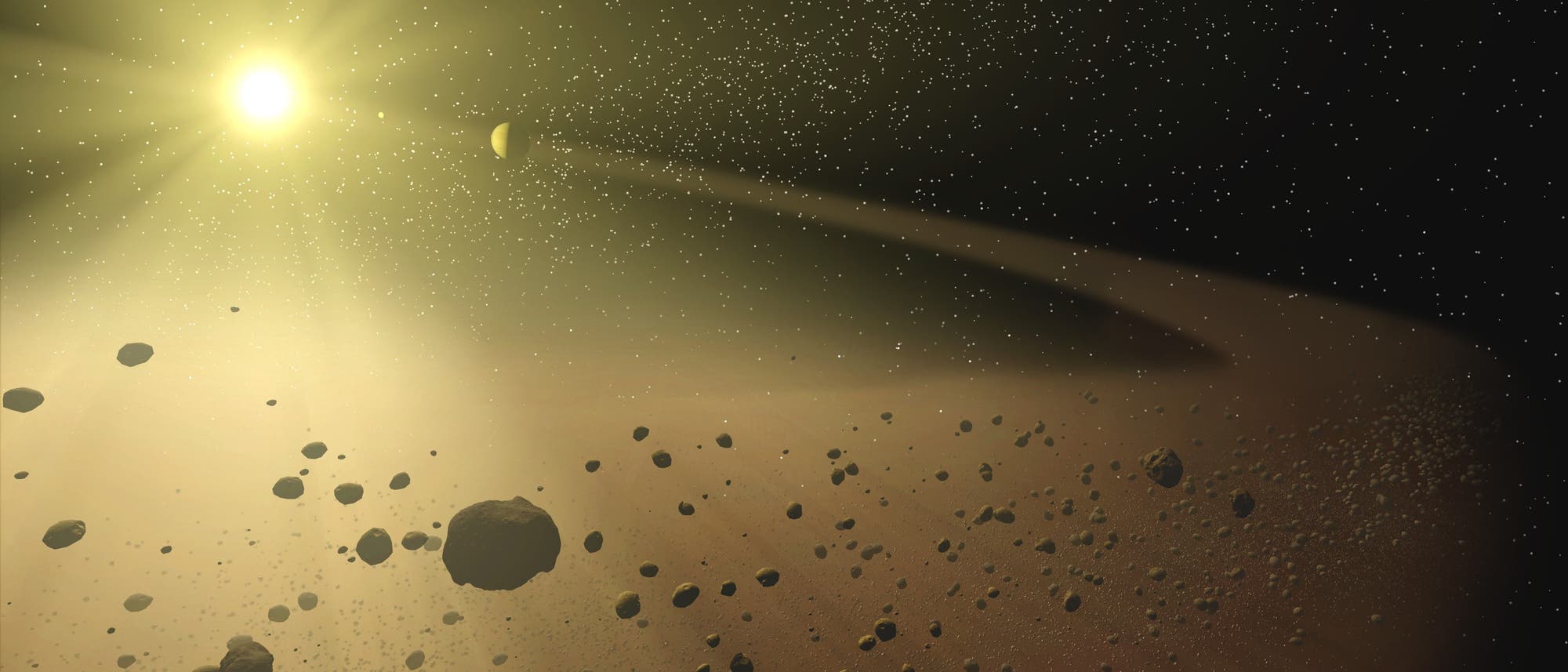 Sonnensystem im früherer Zeit Sonnensystem im früherer Zeit