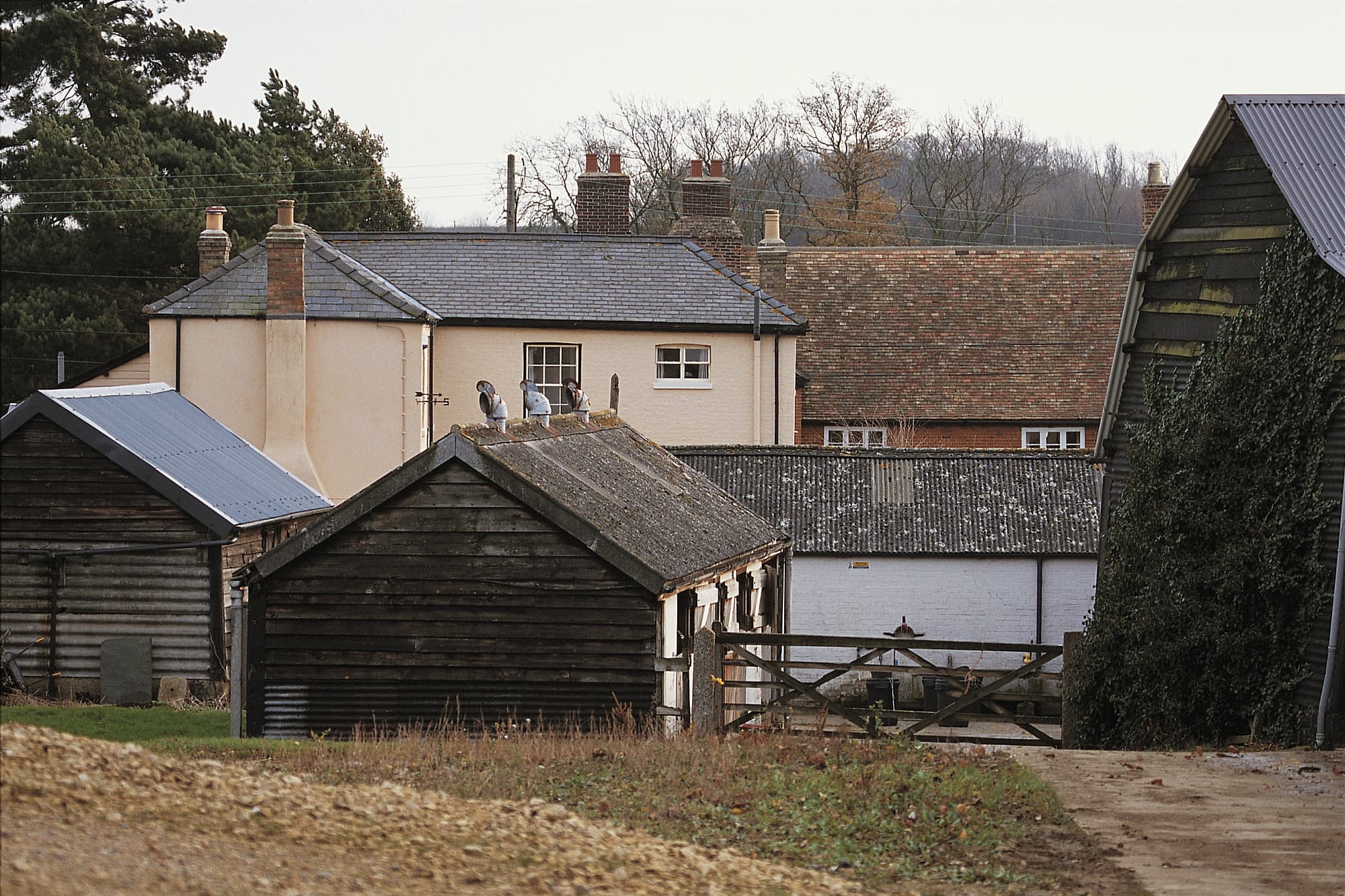 Die landwirtschaftlichen Gebäude der Hope Farm Die landwirtschaftlichen Gebäude der Hope Farm