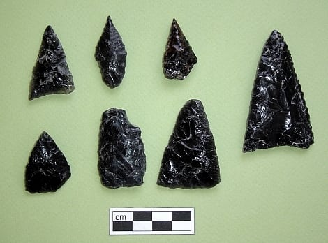 Obsidianklingen aus dem Prä-Inka-Peru Obsidianklingen aus dem Prä-Inka-Peru