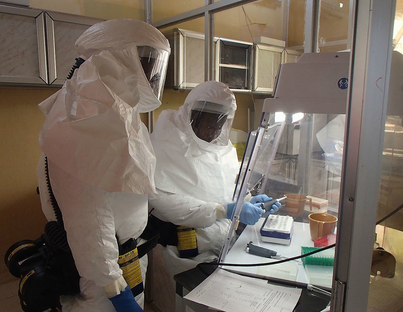 Ebola-Forscher US-Army Ebola-Forscher US-Army