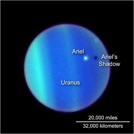 Sonnenfinsternis auf Uranus Sonnenfinsternis auf Uranus