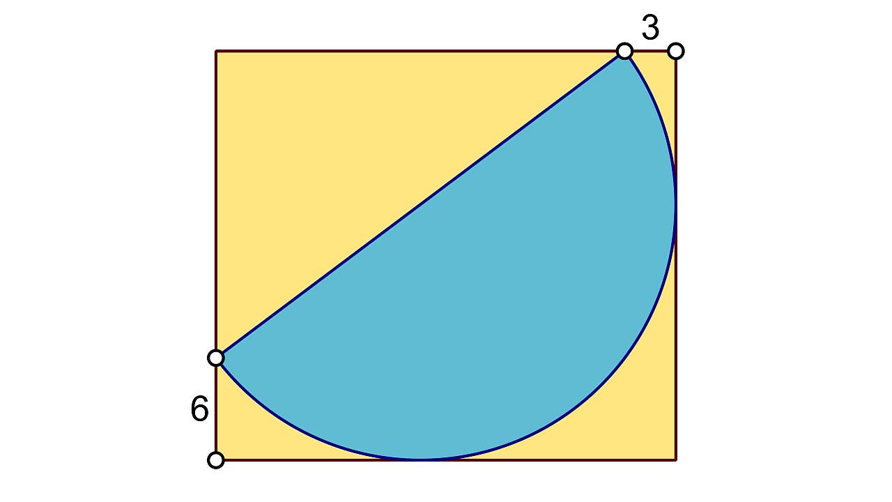 Wie groß ist der Radius des Halbkreises?