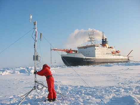 Polarstern in der Arktis Polarstern in der Arktis