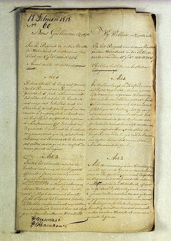 Königlicher Erlass 1818 Königlicher Erlass 1818