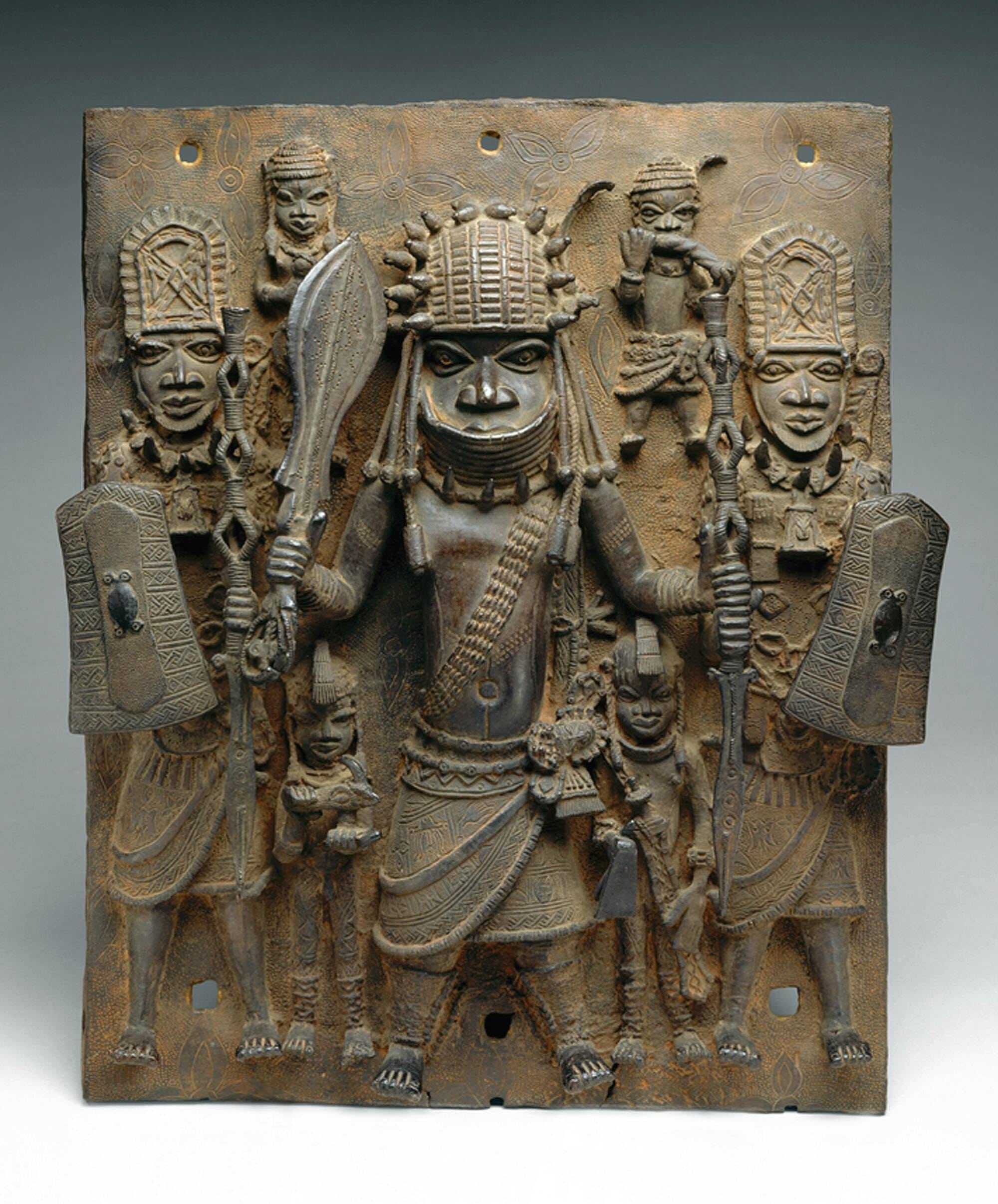 Bronzetafel aus Benin Bronzetafel aus Benin