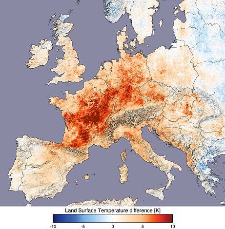 Hitzewelle in Europa Hitzewelle in Europa