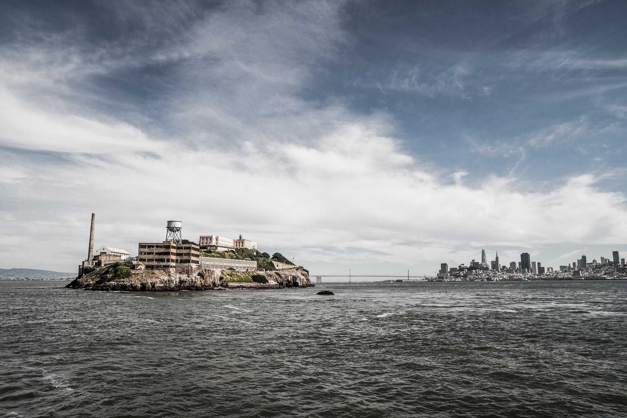 Alcatraz in der Bucht von San Francisco Alcatraz in der Bucht von San Francisco