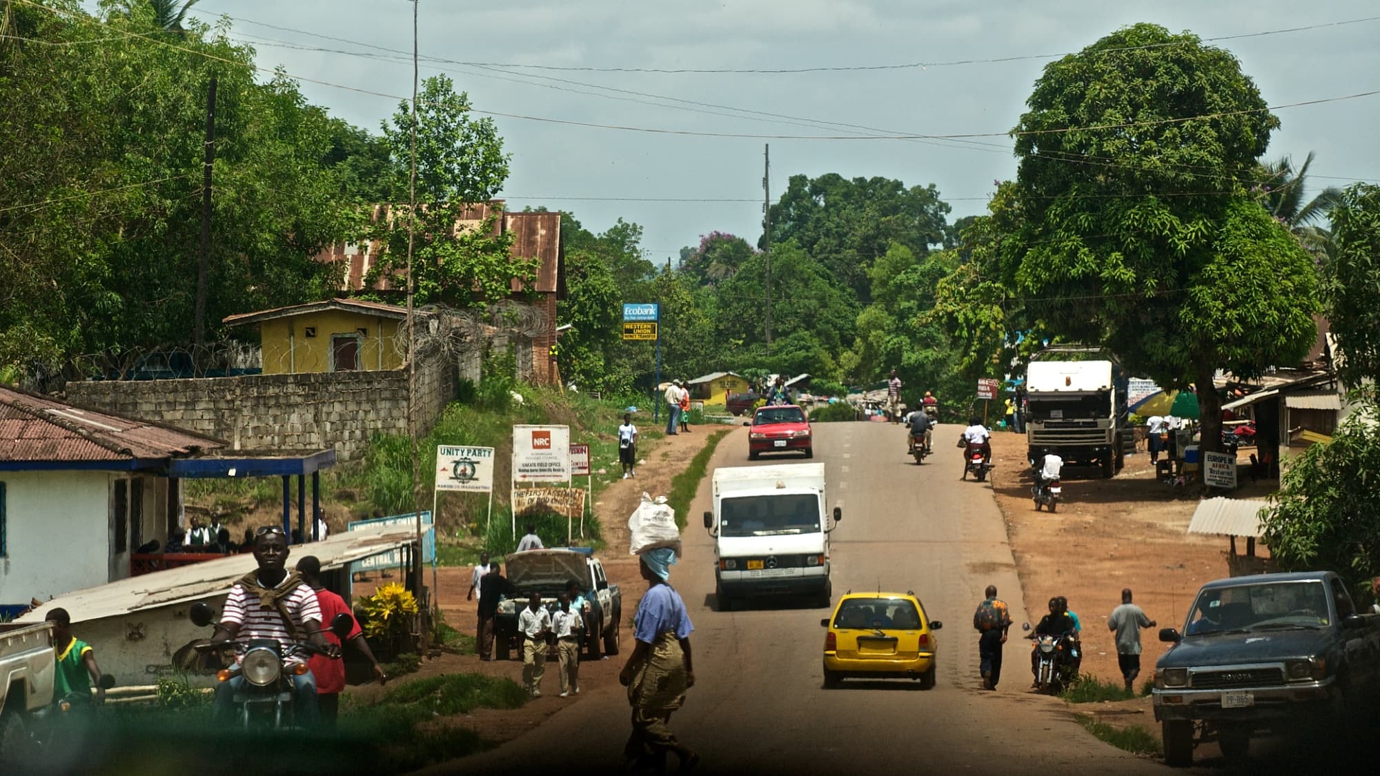 Stadt in Liberia Stadt in Liberia