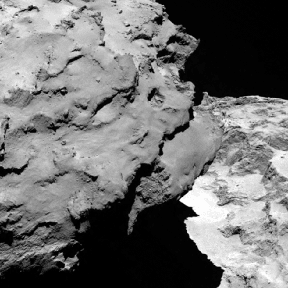Bild von Tschurjumow-Gerasimenko aus dem Orbit Bild von Tschurjumow-Gerasimenko aus dem Orbit