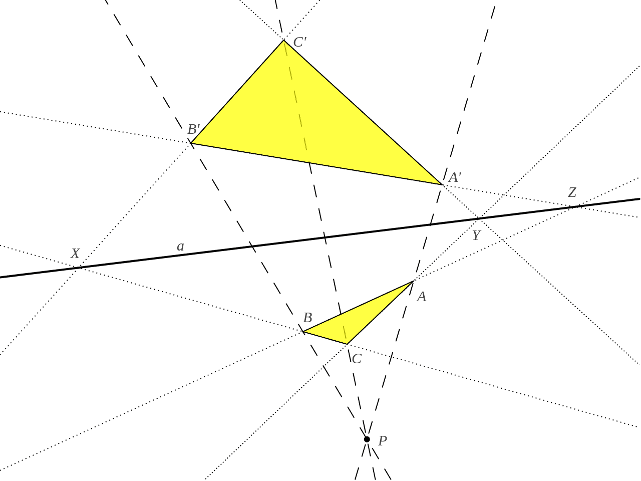Satz von Desargues Satz von Desargues