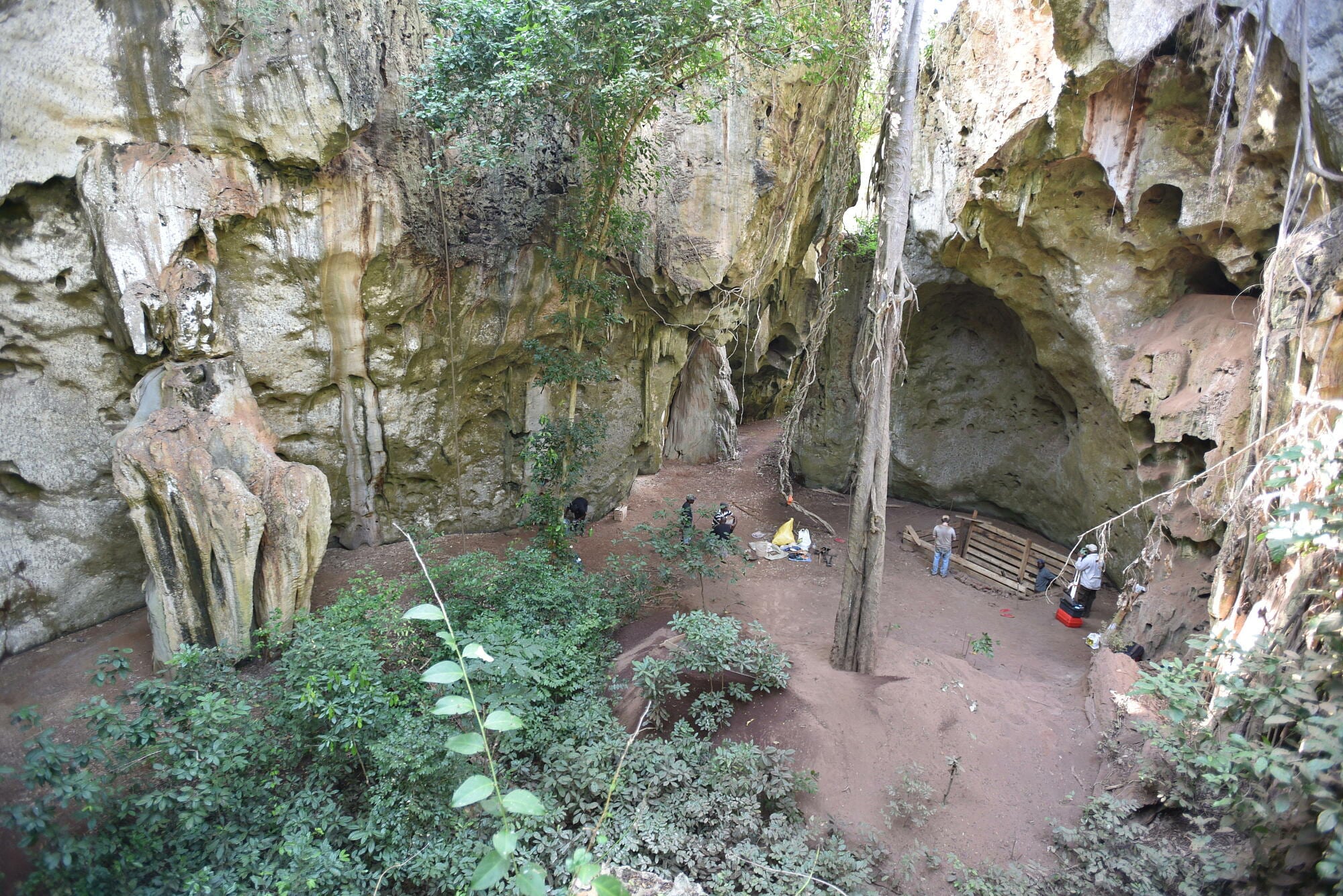 Die Höhle diente für fast 80 000 Jahre als Zufluchtsort Die Höhle diente für fast 80 000 Jahre als Zufluchtsort