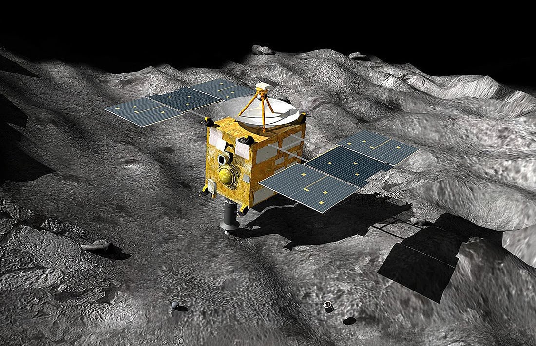 Die japanische Asteroidensonde Hayabusa-2 Die japanische Asteroidensonde Hayabusa-2