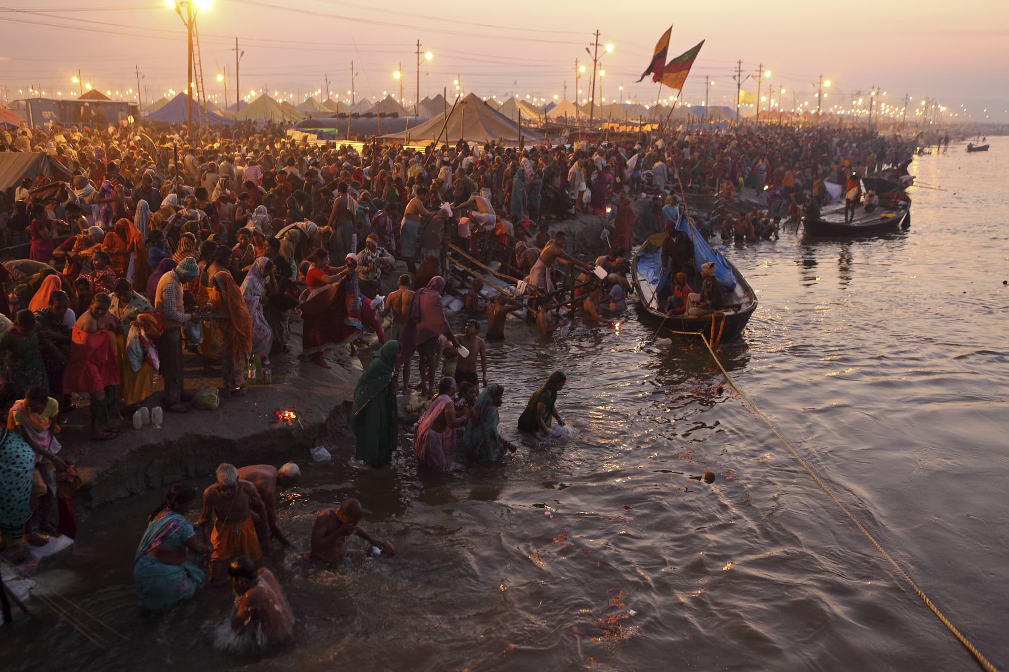 Bad im Ganges Bad im Ganges