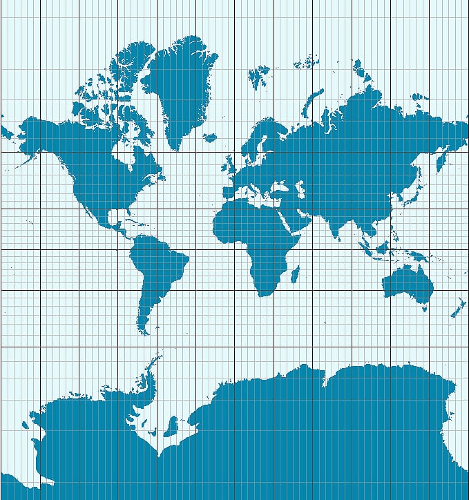 Mercator-Projektion Mercator-Projektion