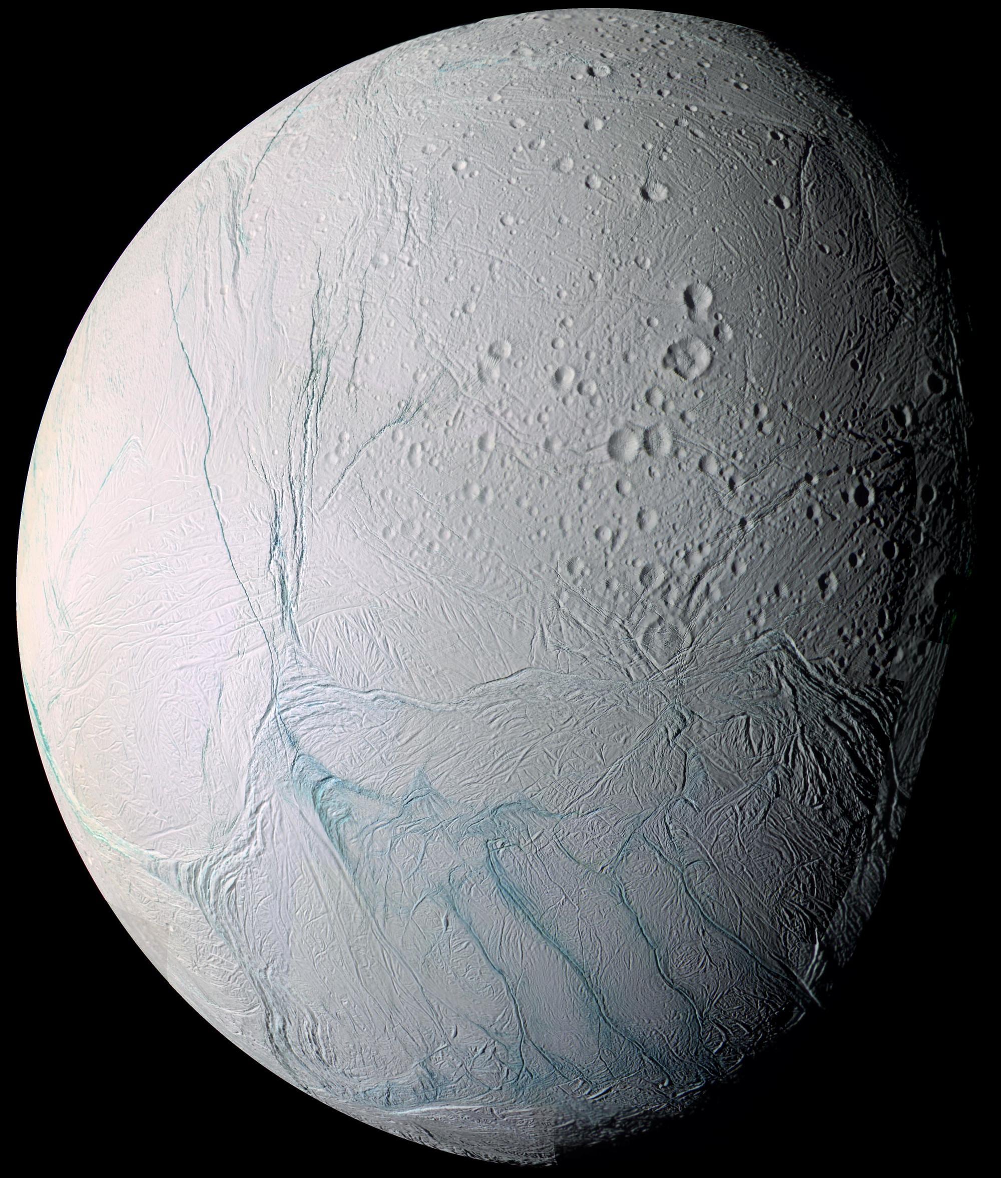 Saturnmond Enceladus Saturnmond Enceladus